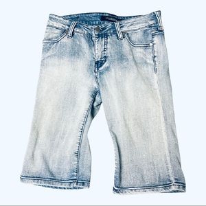 Liverpool Bermuda Denim Shorts